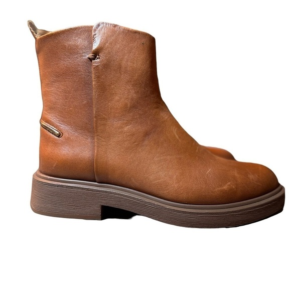 Franco Sarto Bealy Leather Ankle Boots sz 5 M - Picture 3 of 10